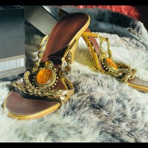 Break hearts in Isis gladiator heels by Italian designer Giuseppe Zanotti